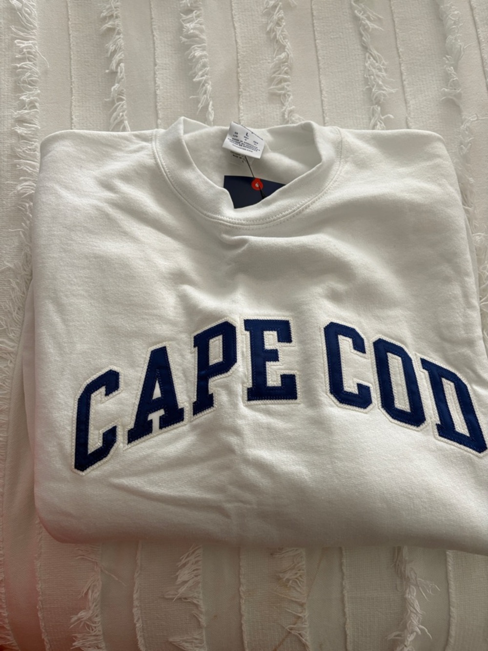 White Cape Cod Crewneck Sweatshirt - Champion
